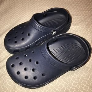 Navy Blue Crocs