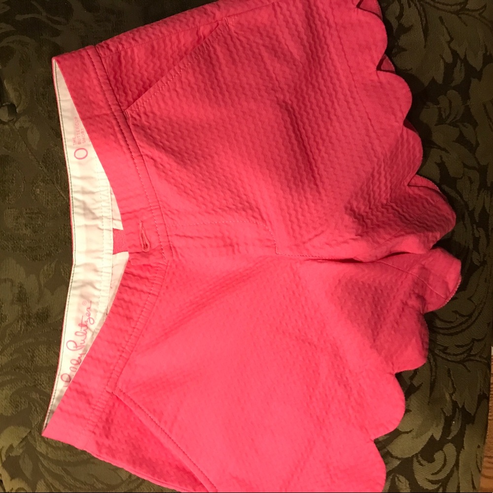 Authentic Lilly Pulitzer pink shorts size 0