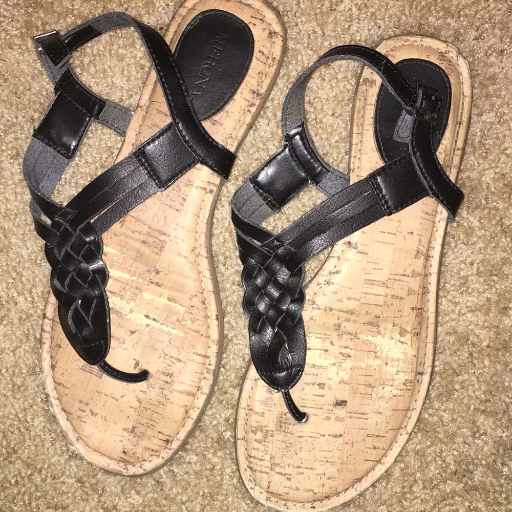 Black sandals