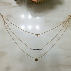 Beautiful triple layered necklace