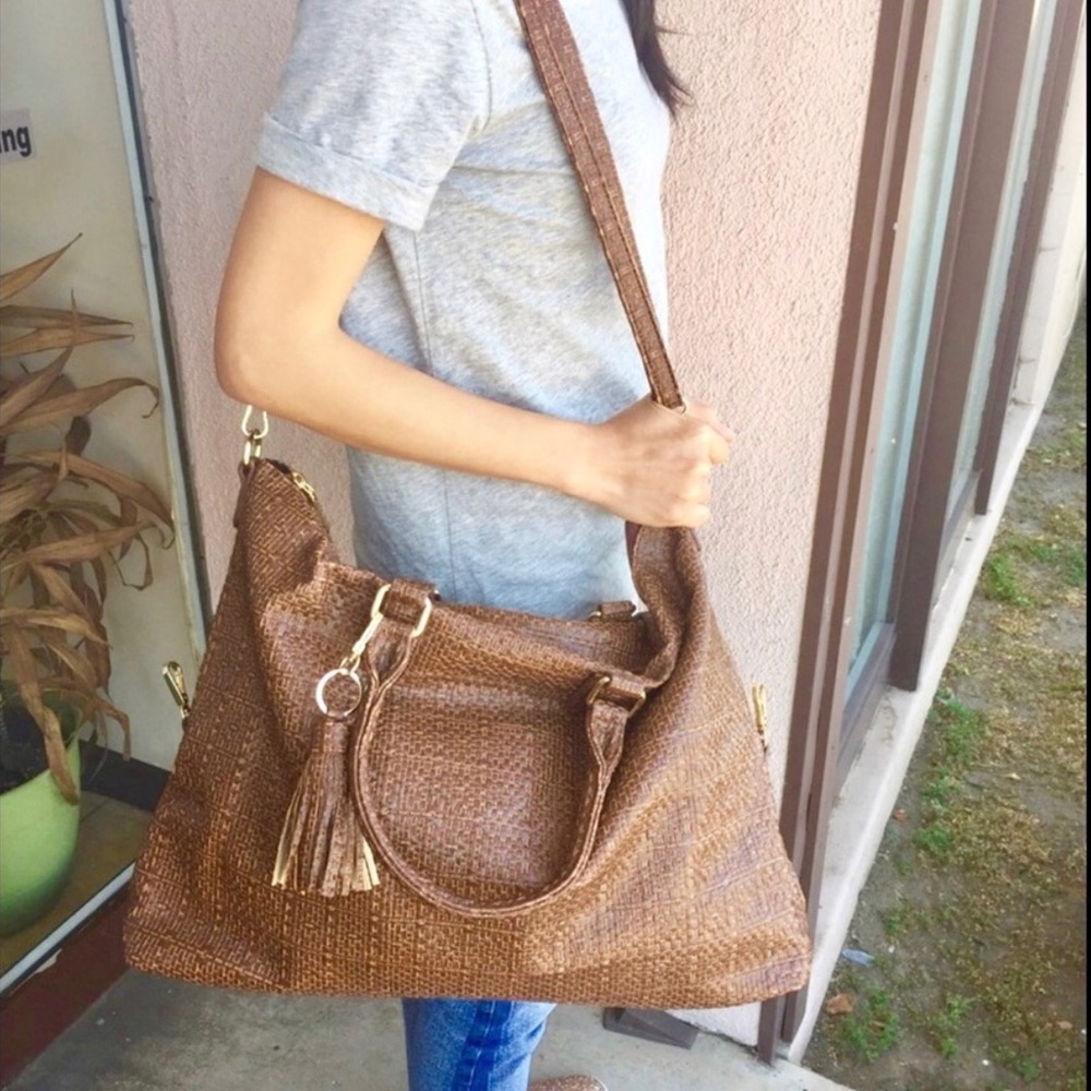 Large brown tote FINAL PRICE