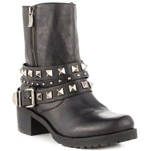 BCBGeneration Women's Estabon Stud Moto Boot NWOT!