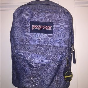Denim Blue Jansport Backpack
