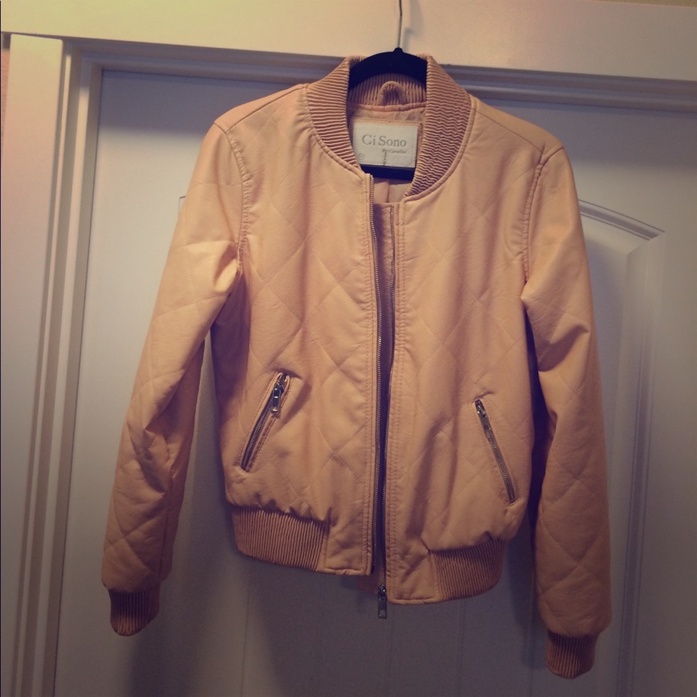 Never Used - pale pink, motorcycle jacket!