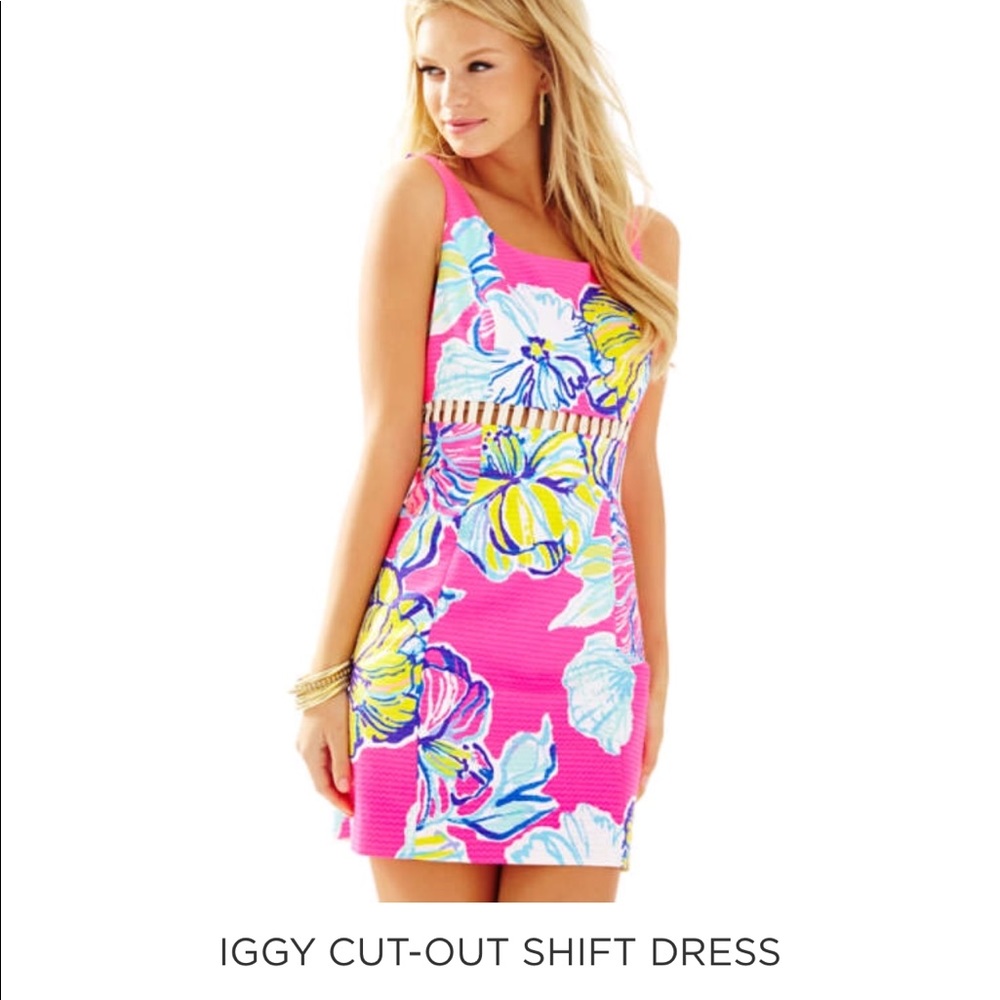 Lily Pulitzer Iggy Cut-out Shift Dress