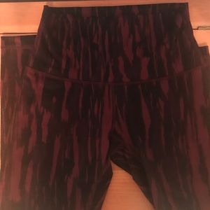 High rise cropped Lululemon leggings