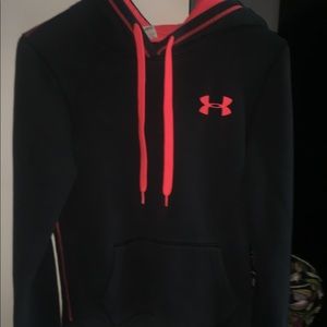 Under Armour Pink and Black Hoodie Women's XS