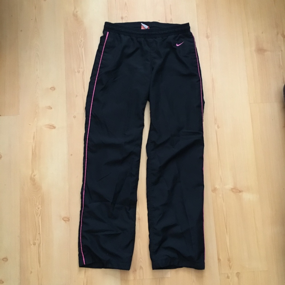 Nike Black & Pink Sweatpants
