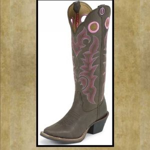 Tony Lama Brown Buckaroo Boots