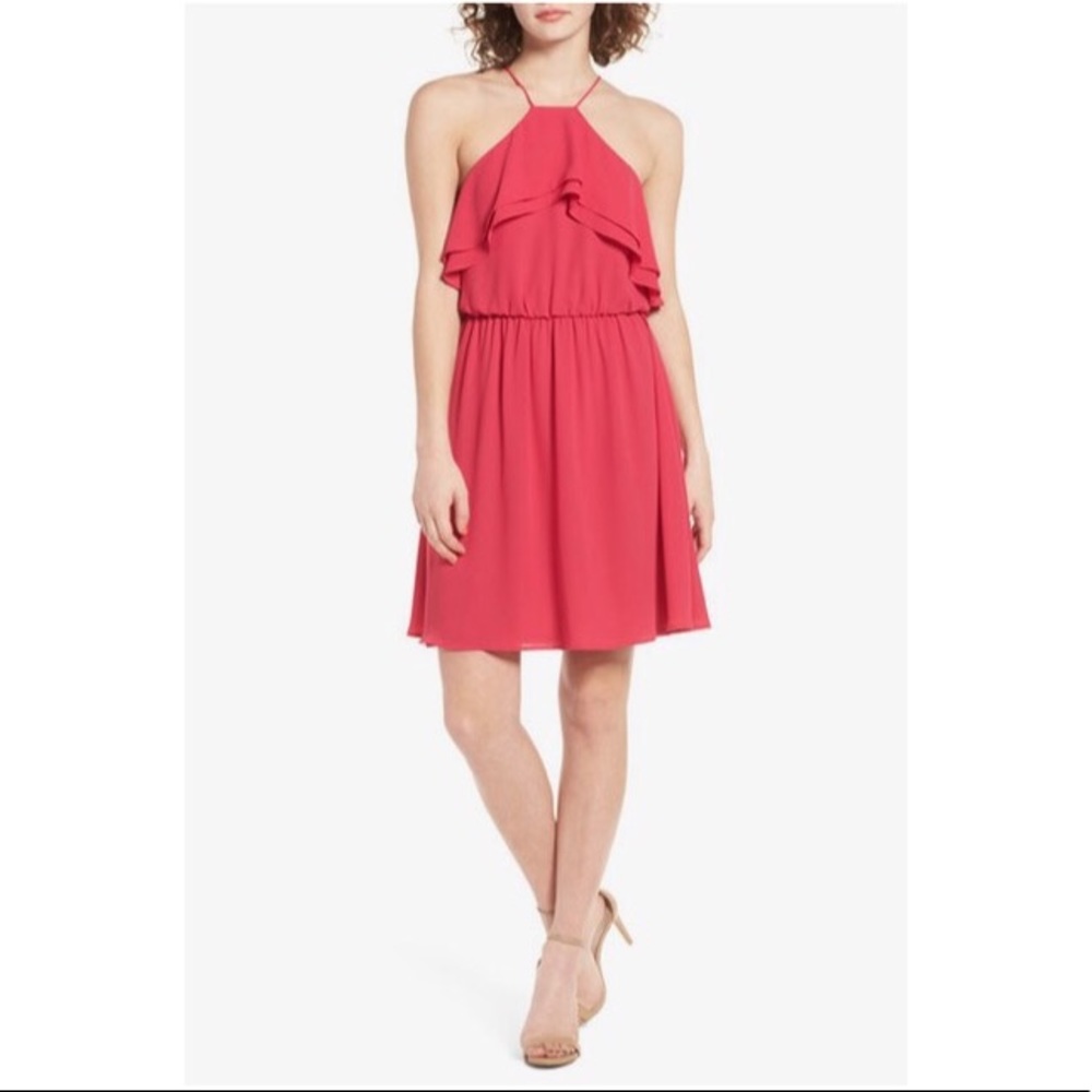 Lush Ruffle Skater Dress size XL