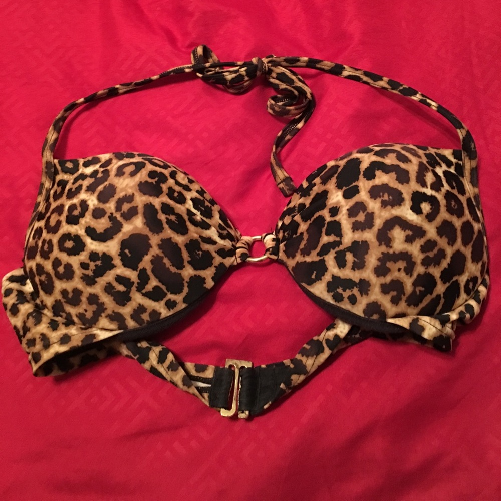 Cheetah bikini top