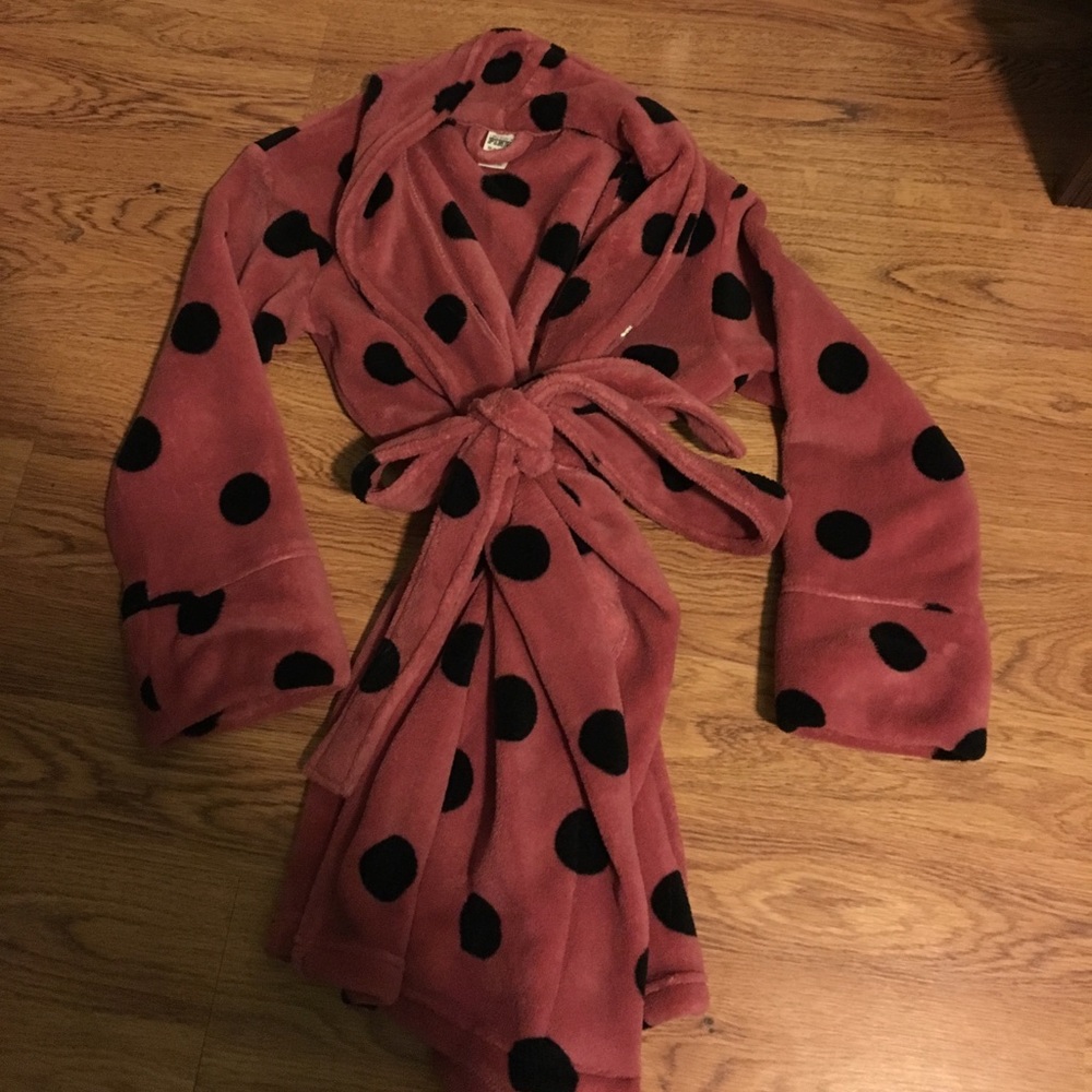 Pink Victoria Secret Robe.