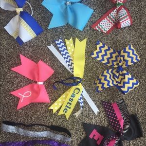 Cheer Bow set of 7