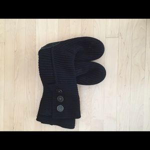 UGG black sweater boots
