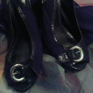 Cato black heels