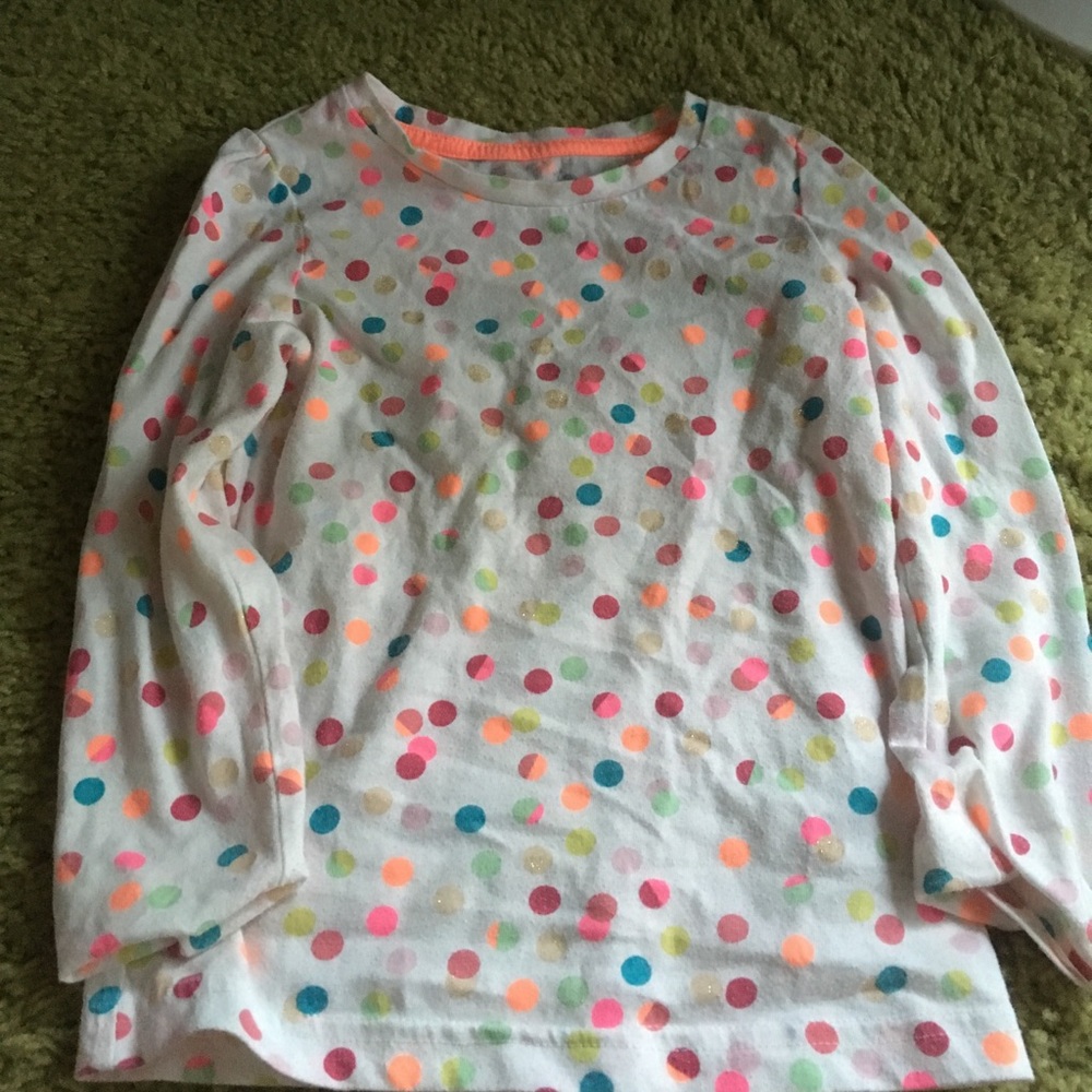 Poka  dot girls top