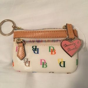 Multicolor D&B small white wallet.
