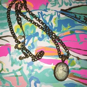 Lucky brand stone necklace