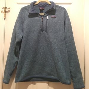 Blue Patagonia Quarter Zip Jacket