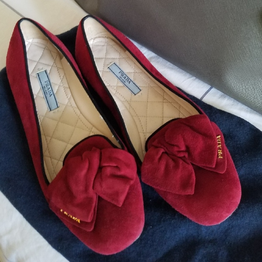 Authentic Red Prada Shoes