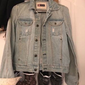 Super cute RARE duck head JEAN jacket