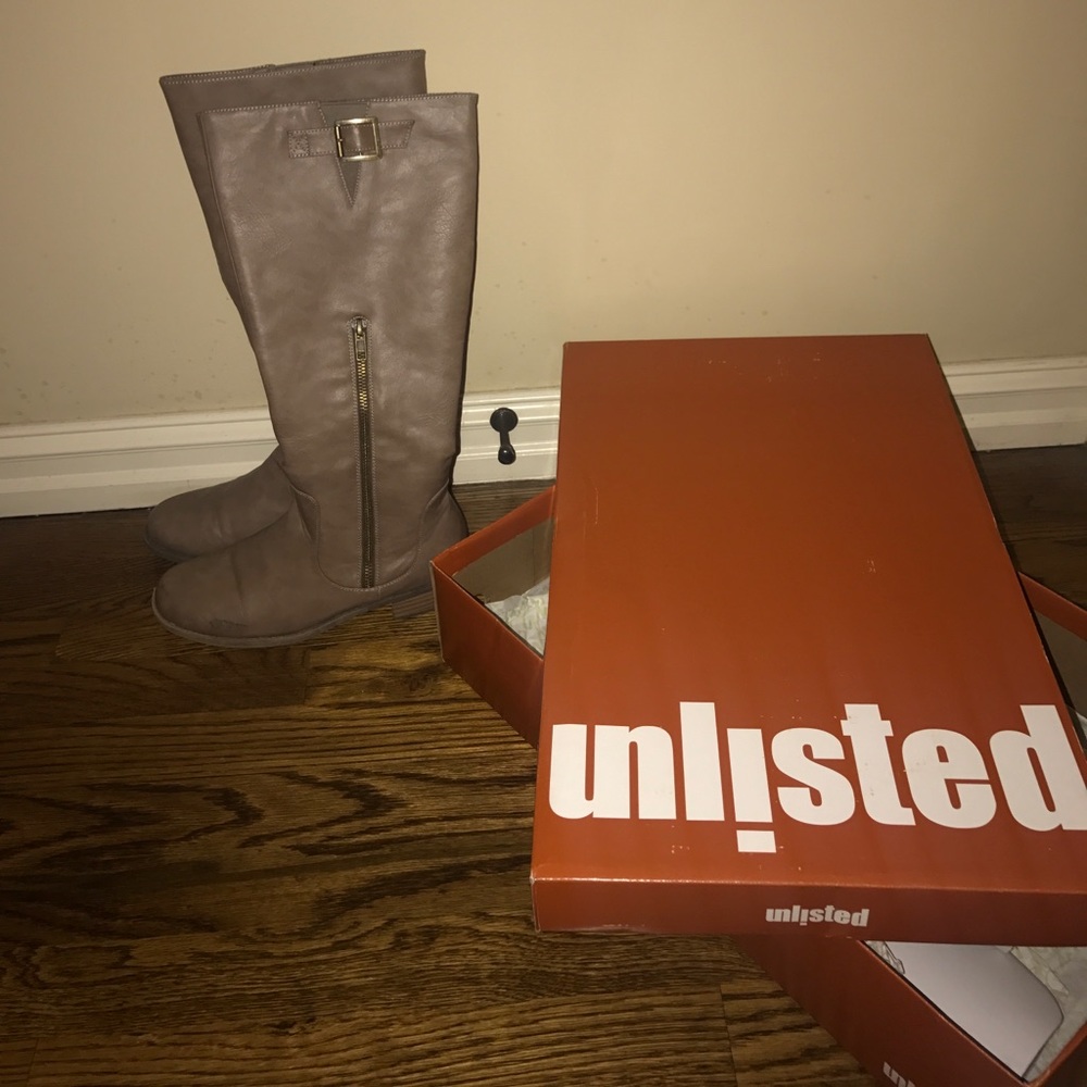 Unlisted Taupe Riding Boots