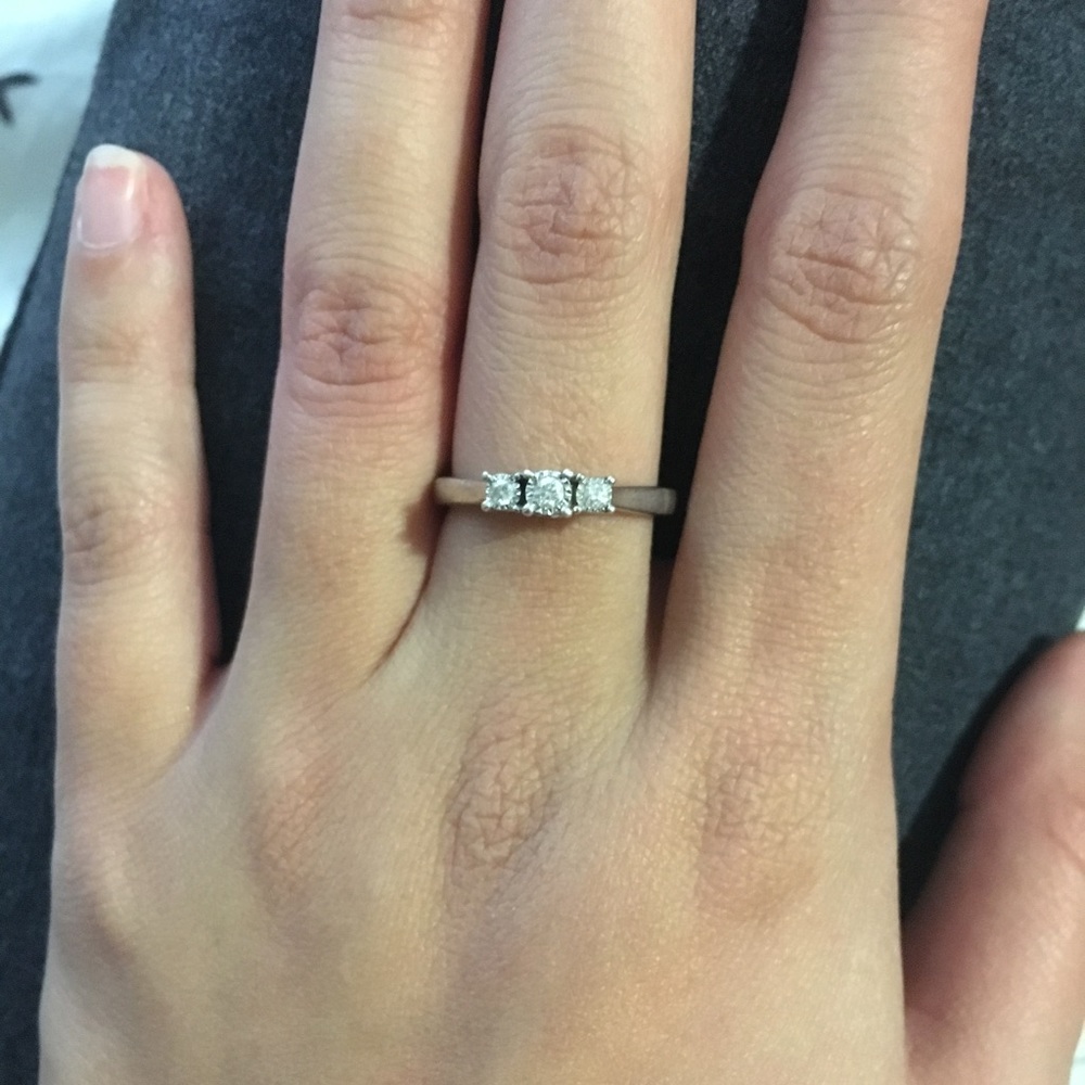 ❌ sold💍 925 stainless steel diamond ring 💍