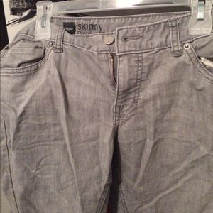 12 long grey skinny jeans