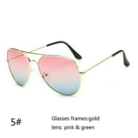 Accessories - Pink and blue ombre sunglasses