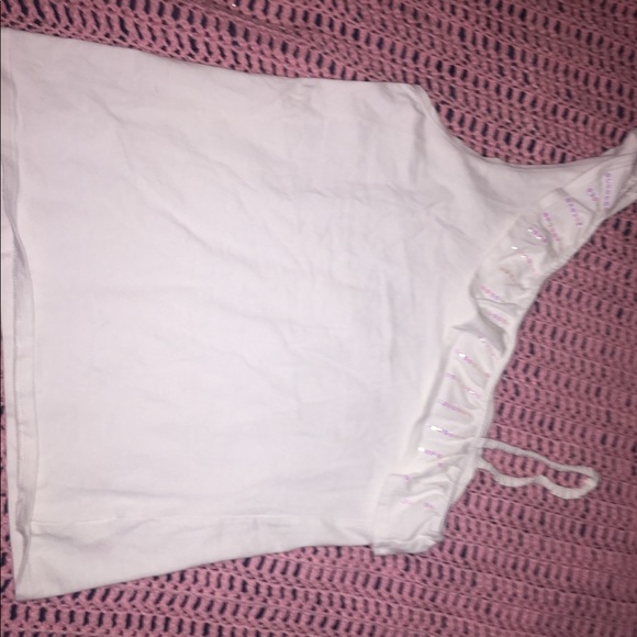 Off the shoulder white tank top - Picture 3 of 3