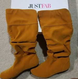 Mustard Flat Boots