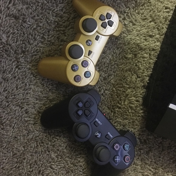 Play Station 3 w/ TWO controllers & 4 Games - Picture 2 of 5