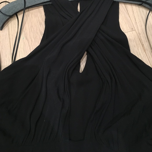 Mara Hoffman black cross front jumpsuit - Picture 5 of 6