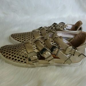 N.Y.L.A Scorpio Gold Sneaker Shoe