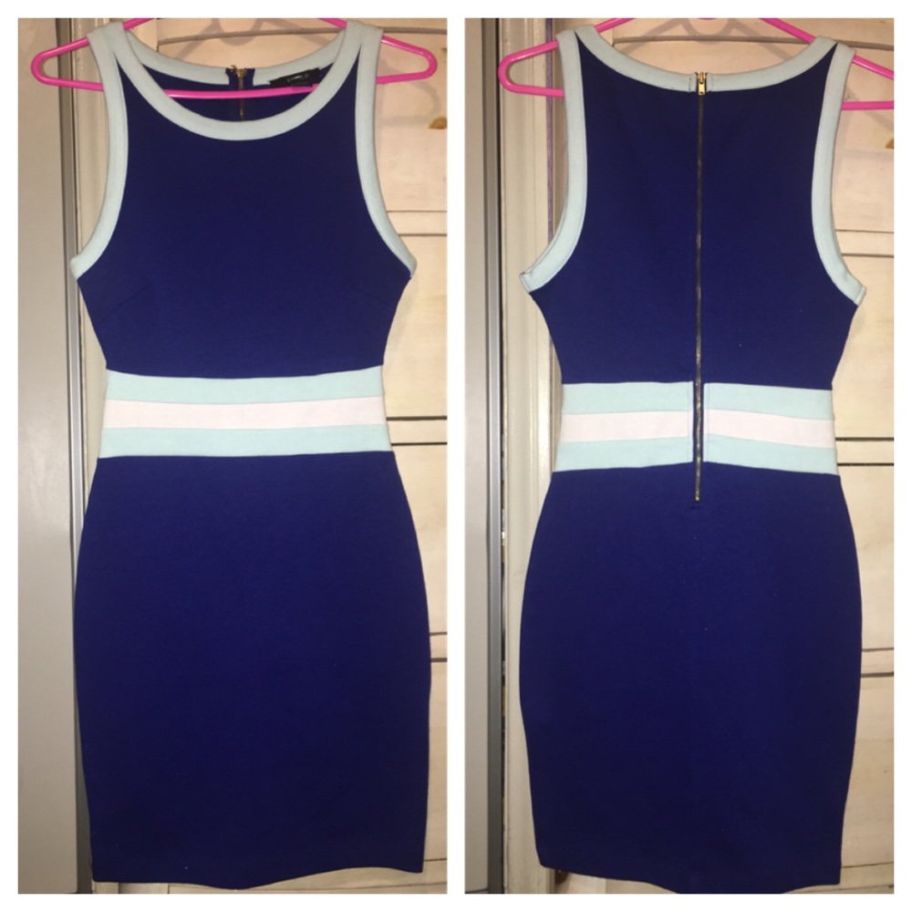 Beautiful blue midi dress