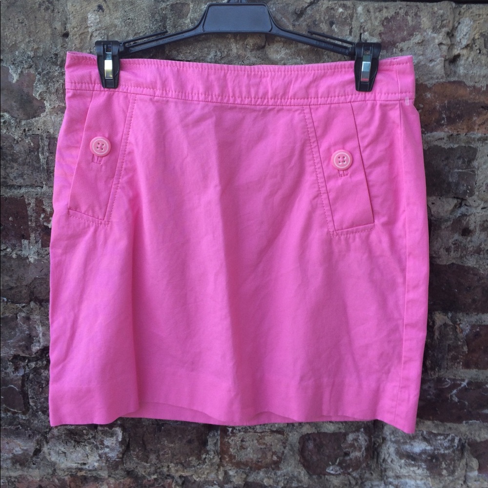 Lilly Pulitzer pink skirt with pockets