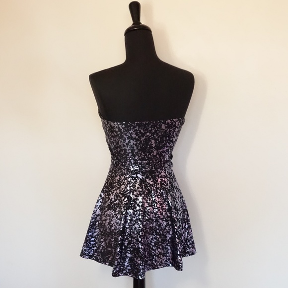 American Apparel Purple Metallic Skirt/Dress - Picture 5 of 7