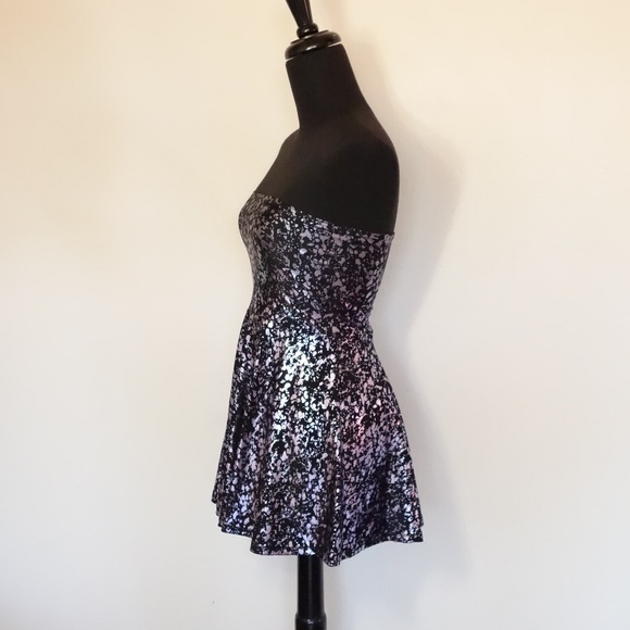 American Apparel Purple Metallic Skirt/Dress - Picture 4 of 7