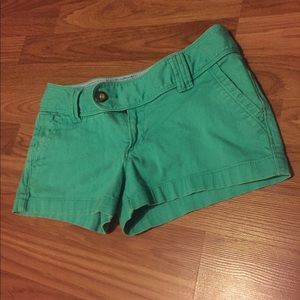 Teal shorts