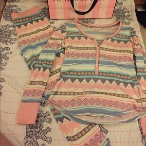 Victoria Secret light weight pj set!