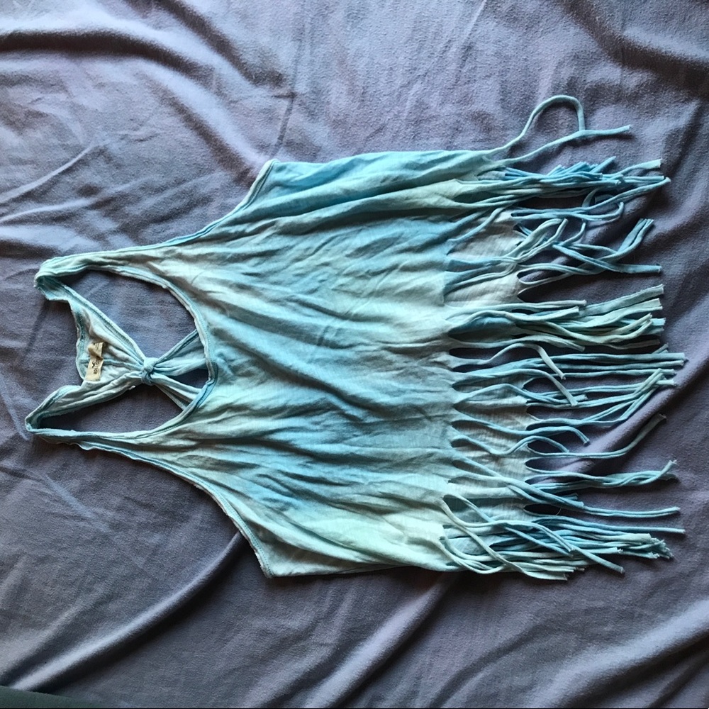 Tie dye crop top!!