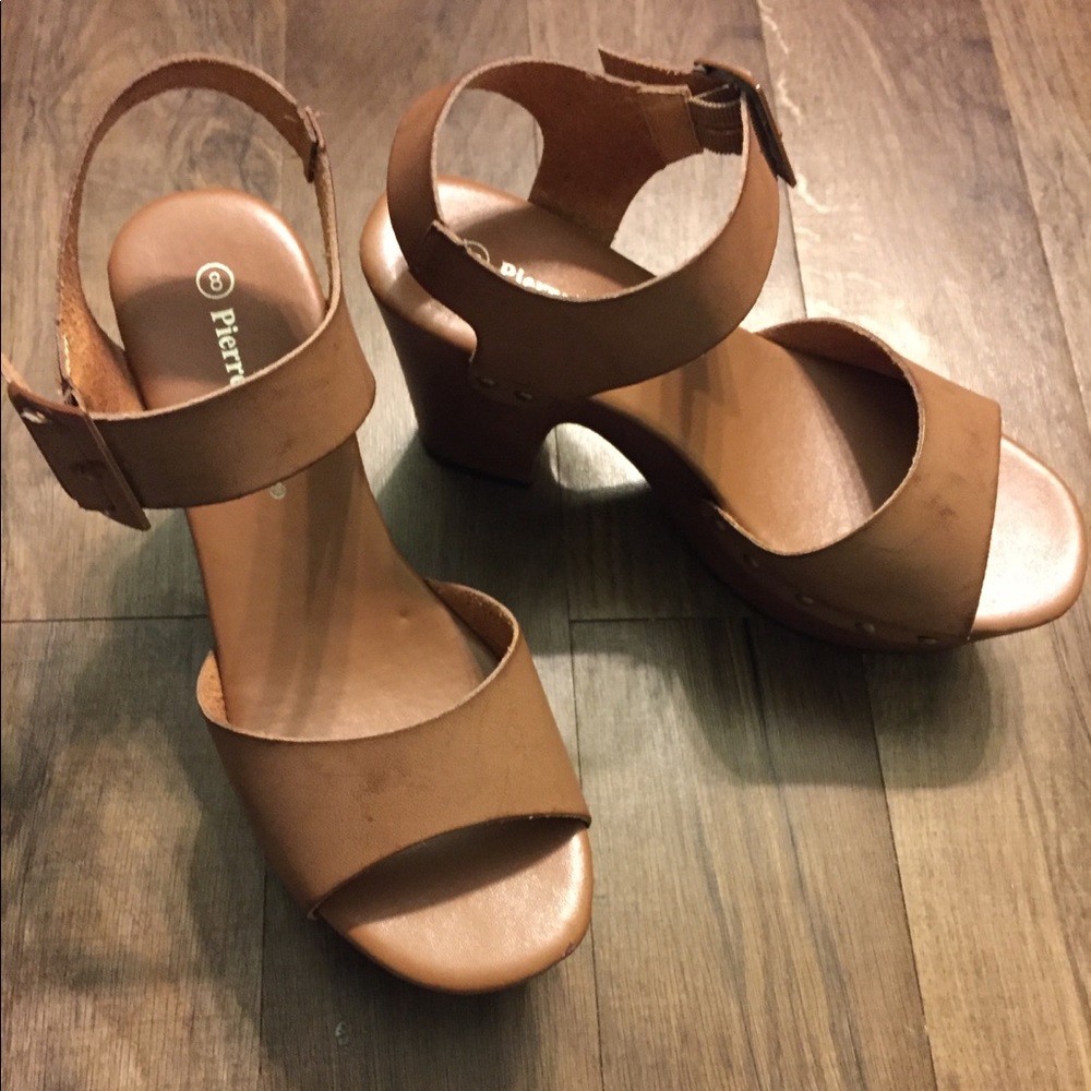 Brown Chunky Heels