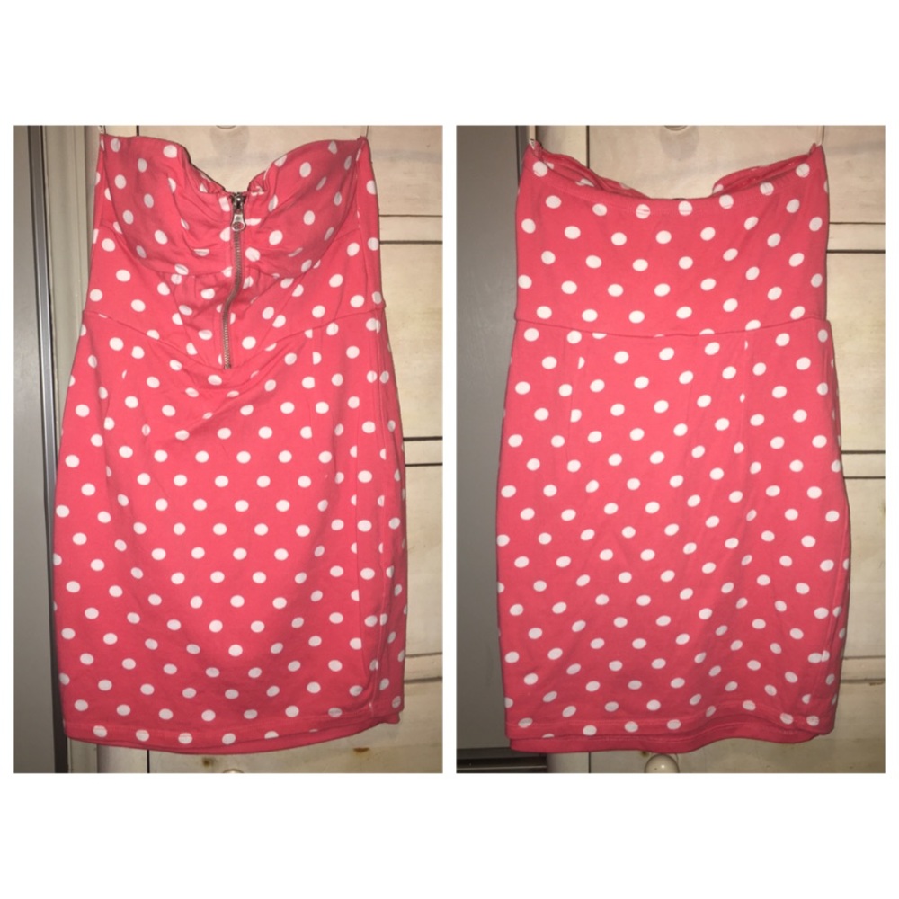 Polk a dot mini dress