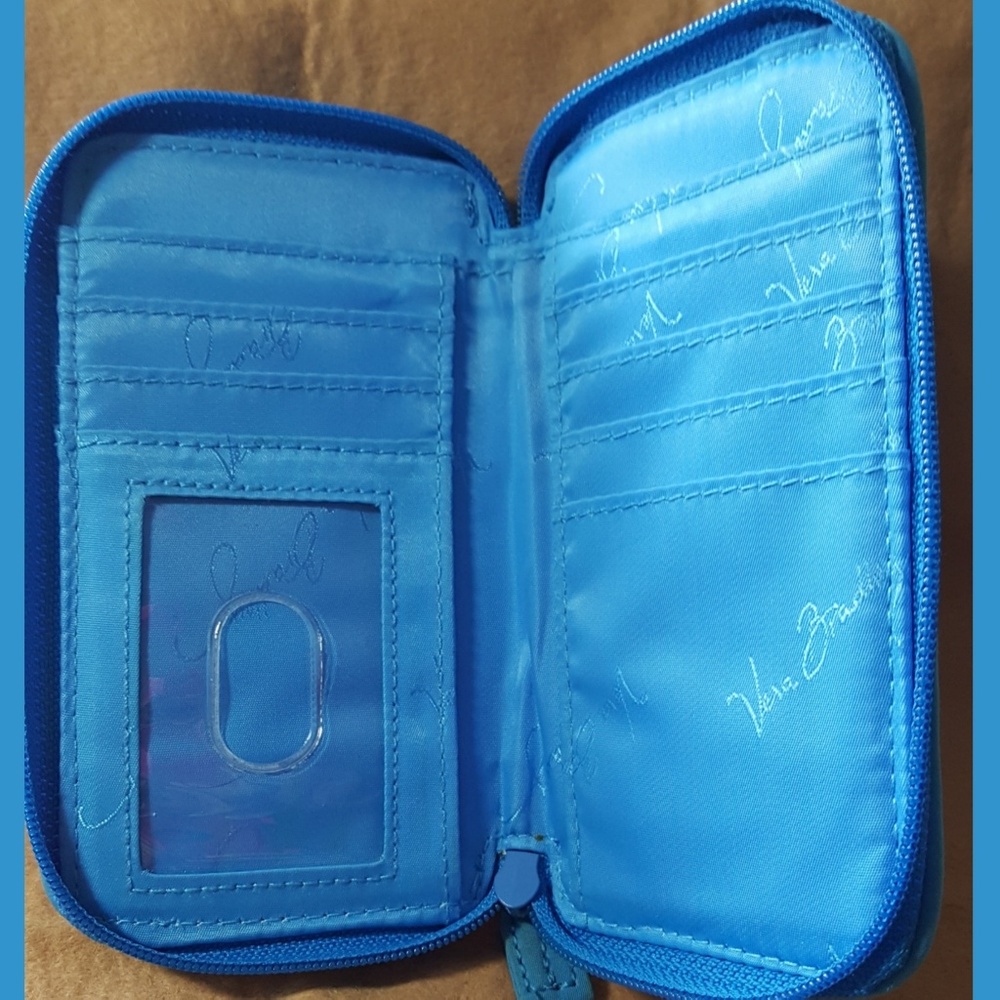 VERA BRADLEY BLUE WALLET & MORE. - Picture 6 of 8