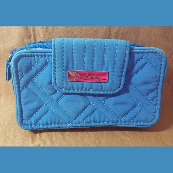 VERA BRADLEY BLUE WALLET & MORE. - Picture 2 of 5