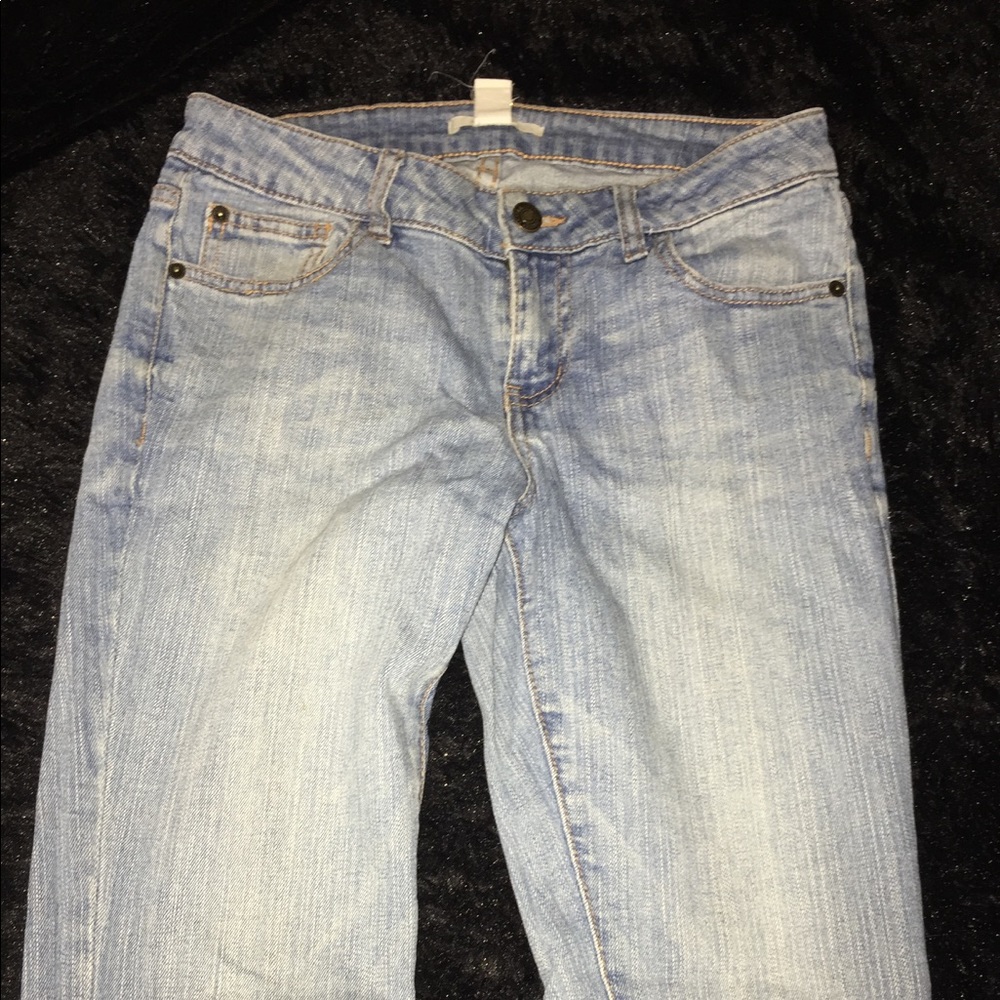 Light skinny jeans