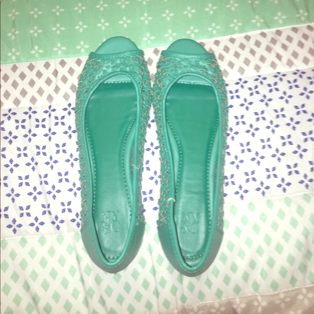 Turquoise flats