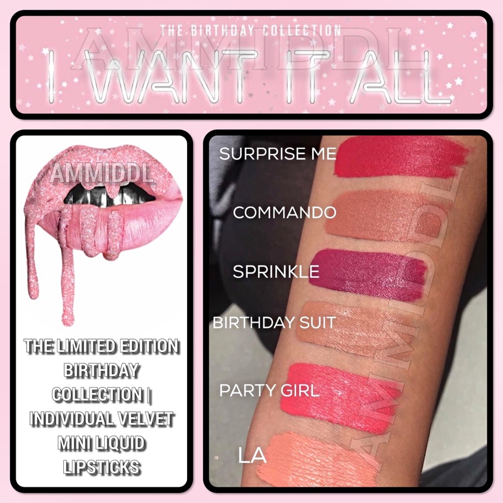 🆕 $13 SINGLE BDAY MINI VELVET LIPSTICKS - Picture 6 of 8