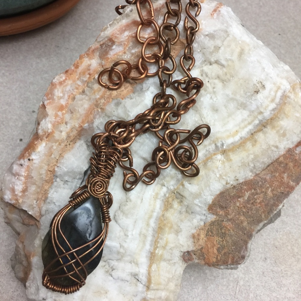 Labradorite necklace