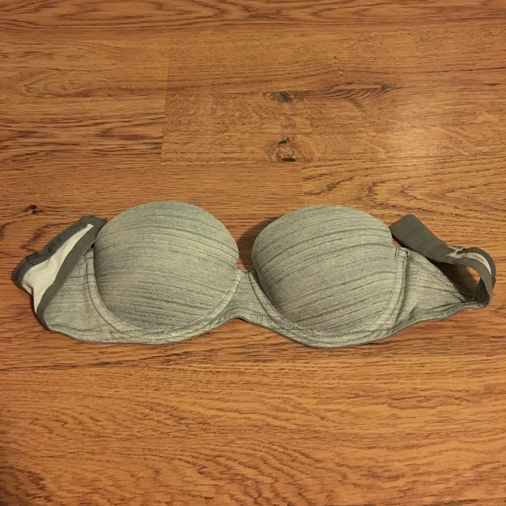 Pink Victoria Secret Strapless Bra